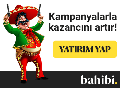 Renkli kostümlü karakter eşliğinde Bahibi bonuslar ve kampanya vurgusu